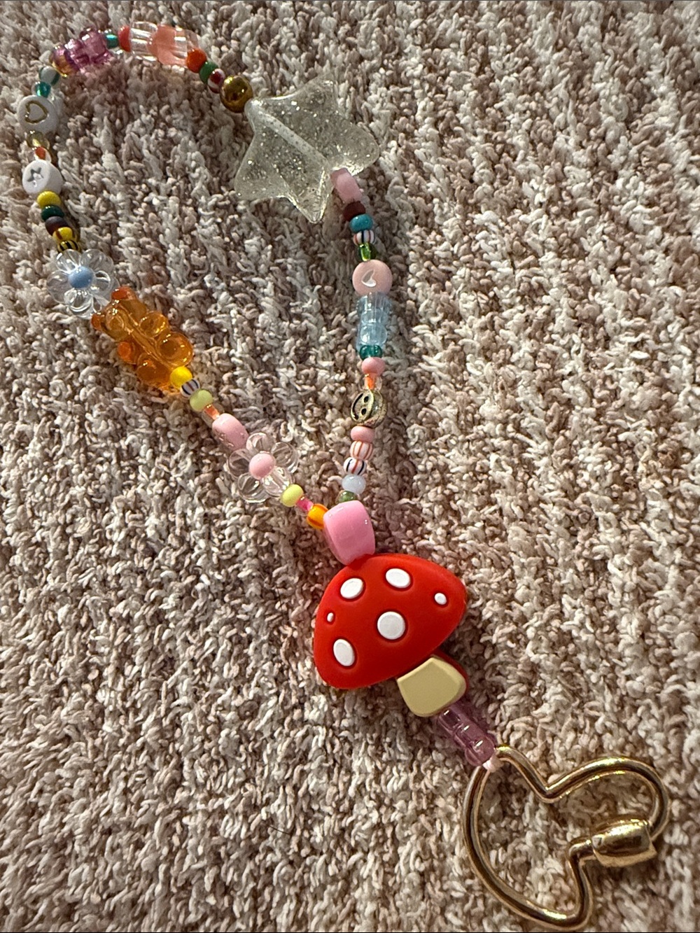 Mushroom Keychain